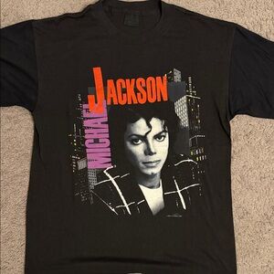 Michael Jackson Bad Tour 1988 Original Shirt - Flawless Condition Size L Rare